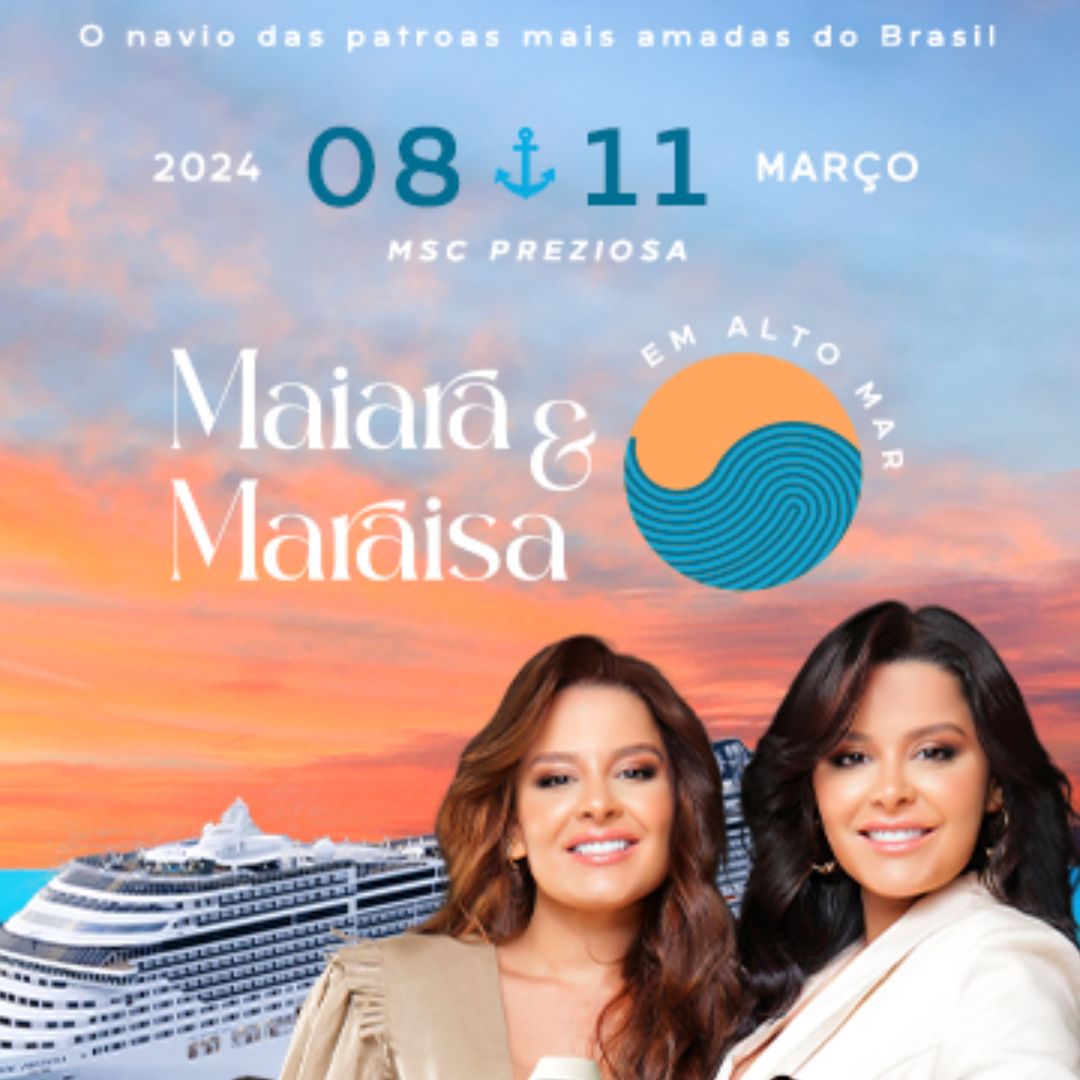 Maiara e Maraisa comemoram embarque para turnê internacional