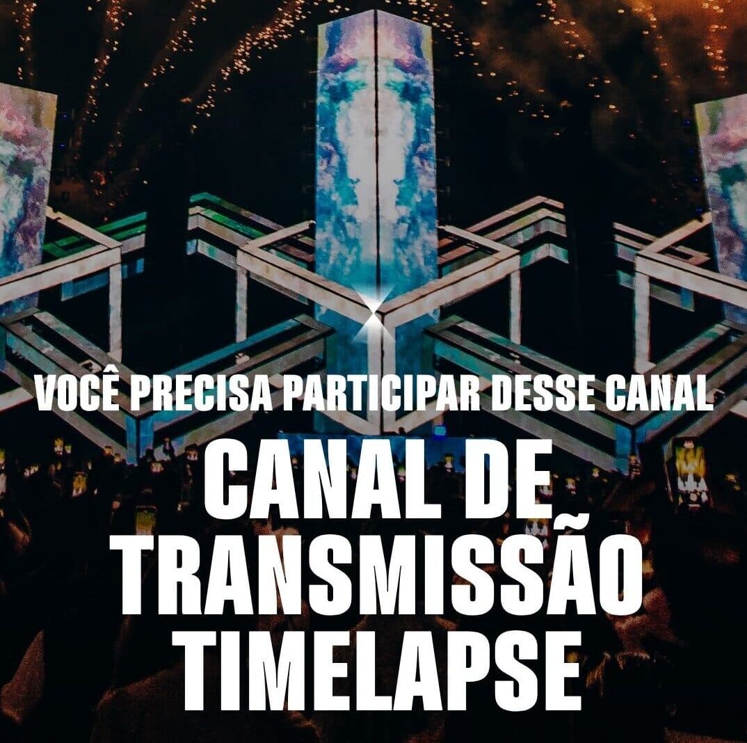 Timelapse no WhatsApp e Instagram: entre nos canais oficiais de transmissão