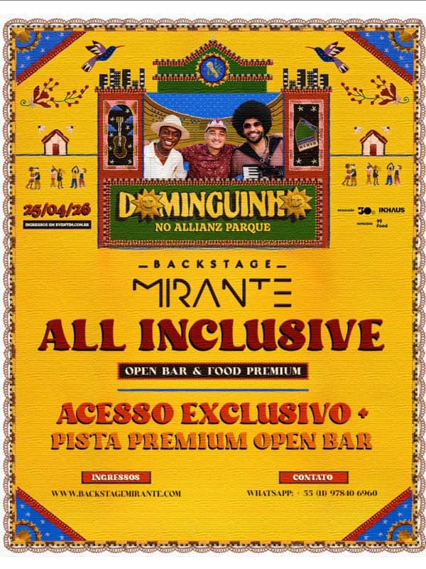 Backstage Mirante Dominguinho