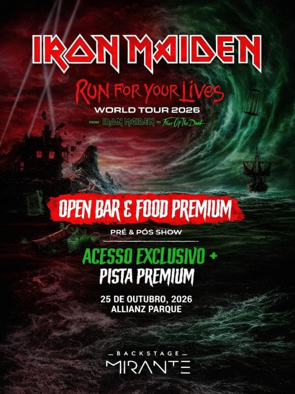 Backstage Mirante Iron Maiden