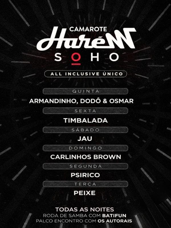 Camarote Harém Soho