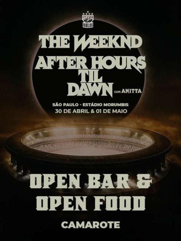 Camarote Ídolos The Weeknd