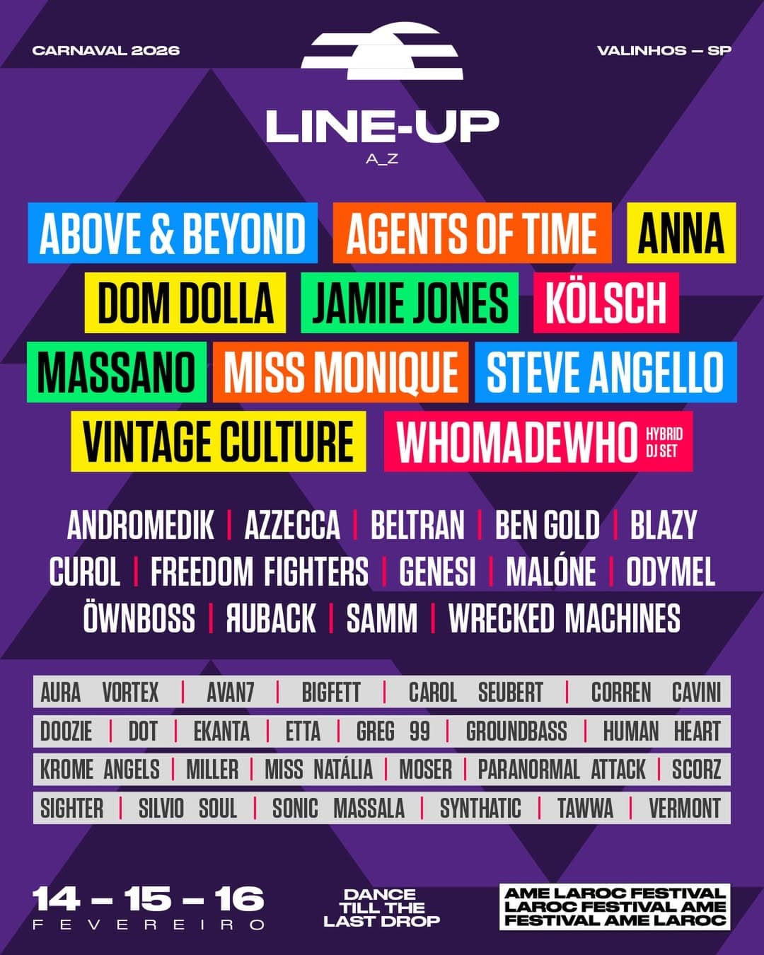 Guia Completo Ame Laroc Festival 2026: Line-up por dia, ingressos com desconto e dicas de hospedagem