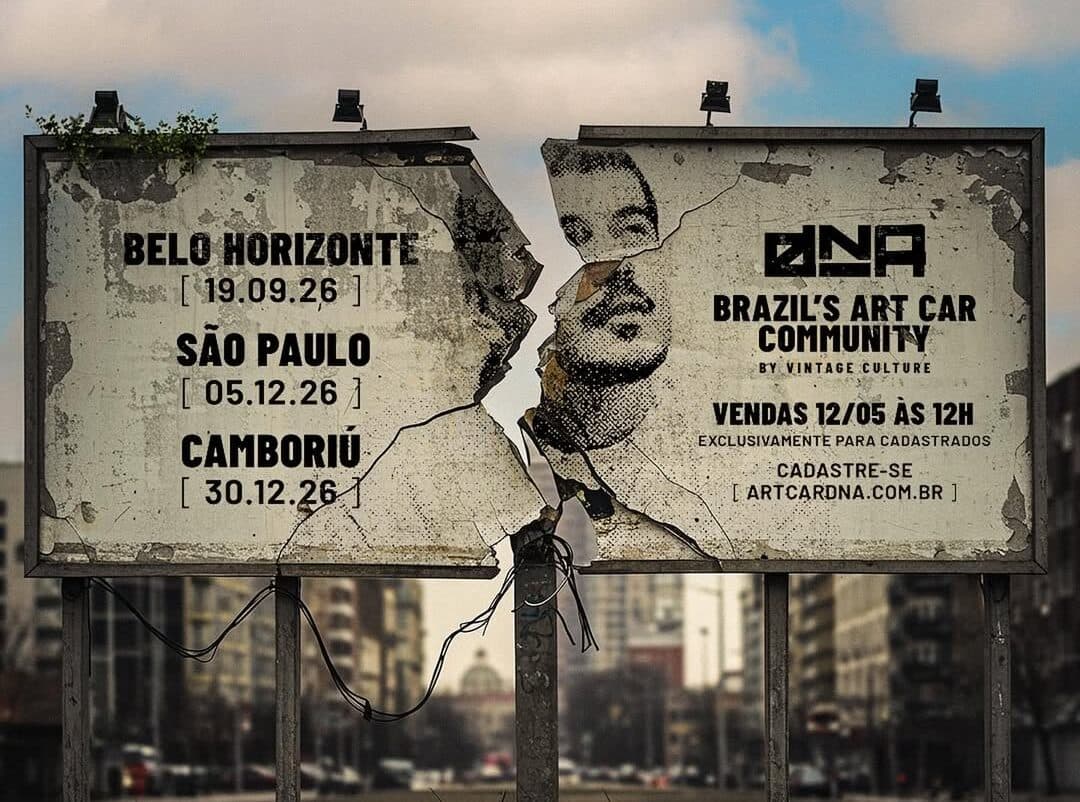 DNA Art Car 2026: Vintage Culture leva a experiência itinerante para novas capitais