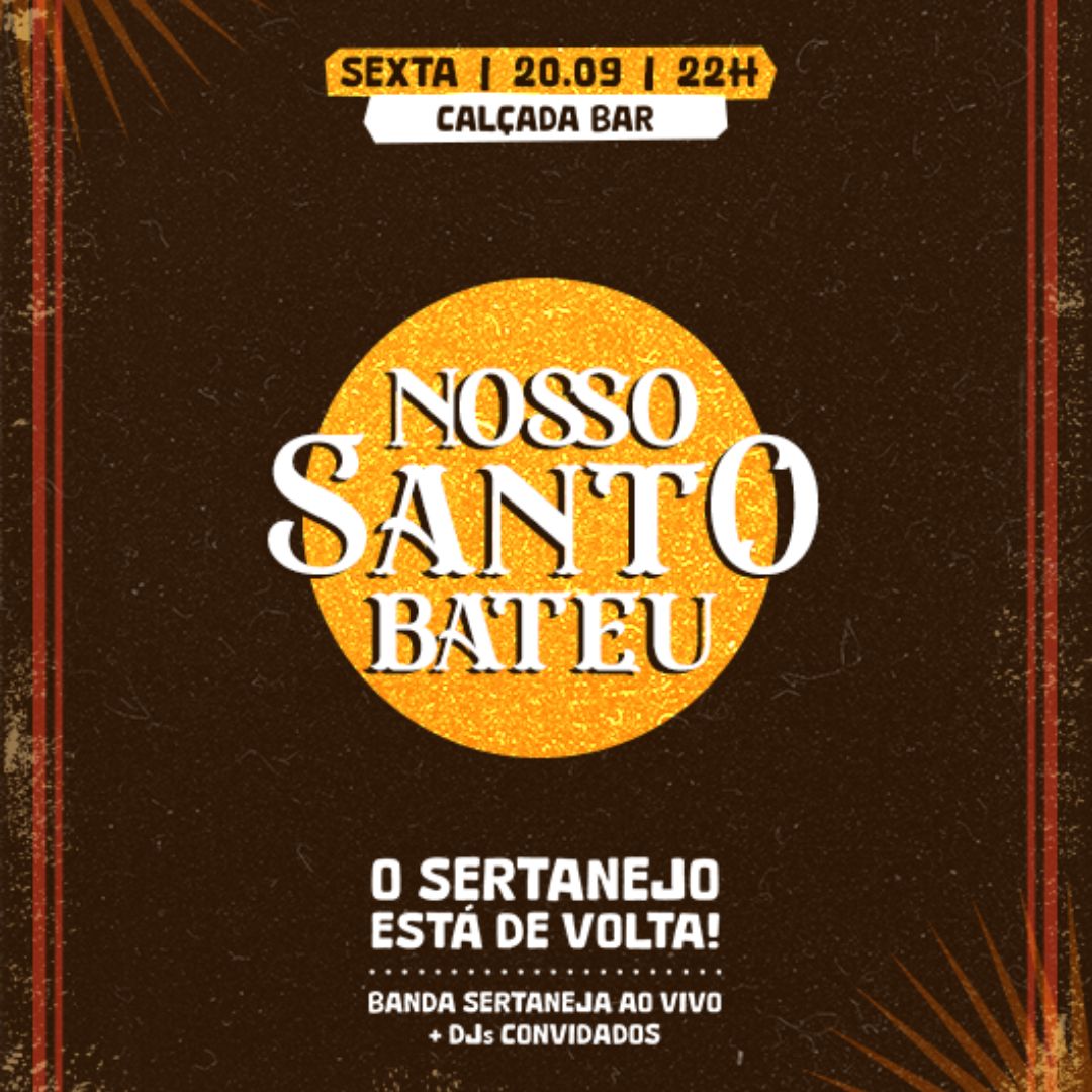 Nosso Santo Bateu