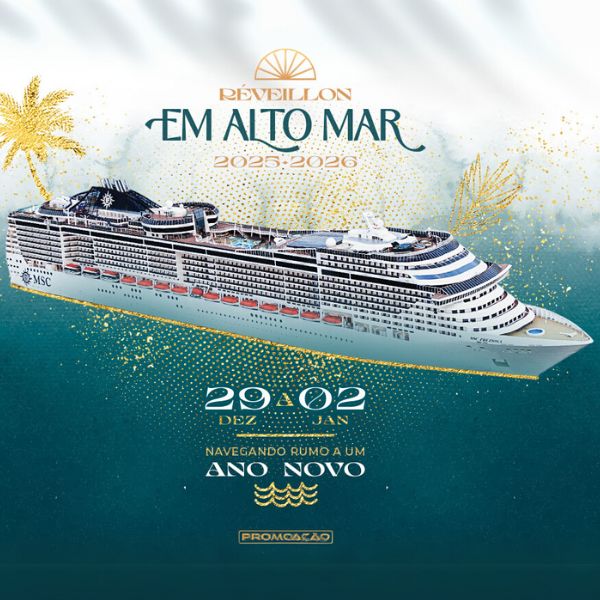 Réveillon em Alto Mar