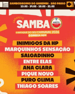 Camarote Samba 2026