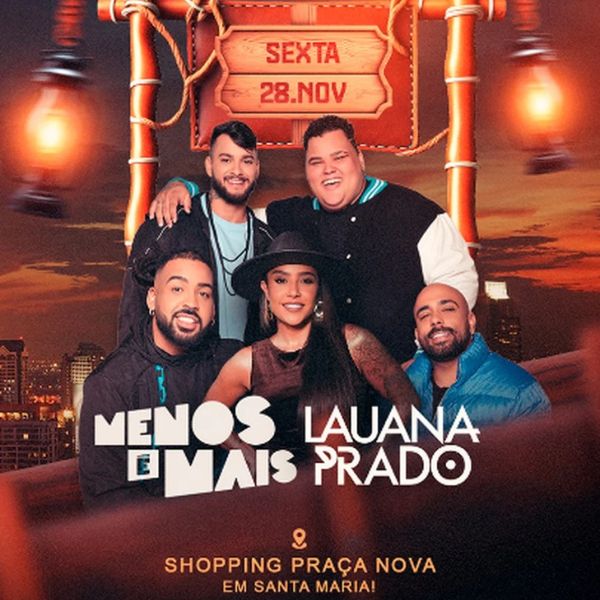 Menos É Mais e Lauana Prado - Logo