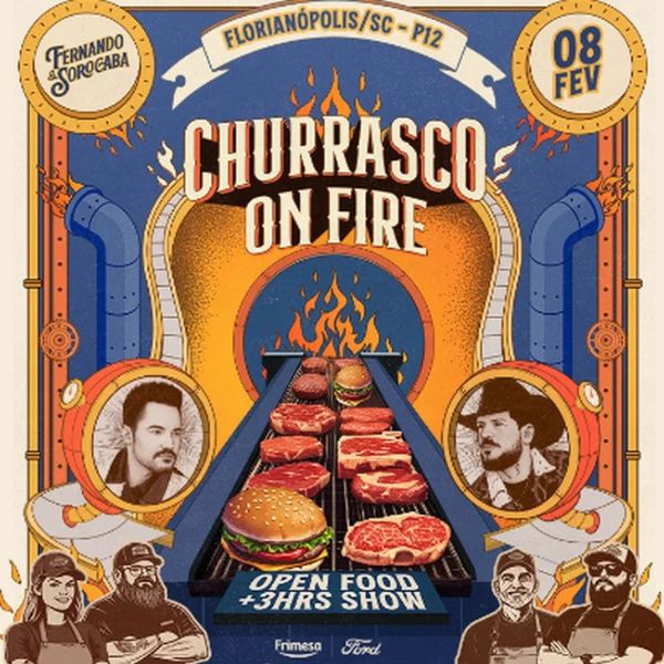 P12 Jurerê Churrasco On Fire - Logo