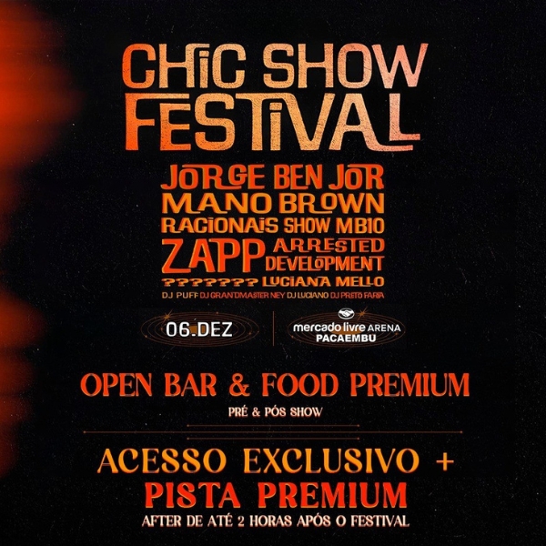 Chic Show Festival Backstage Mirante