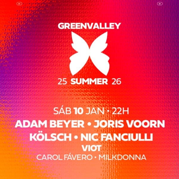 Greenvalley Adam Beyer, Joris Voorn, Kölsch e Nic Fanciulli