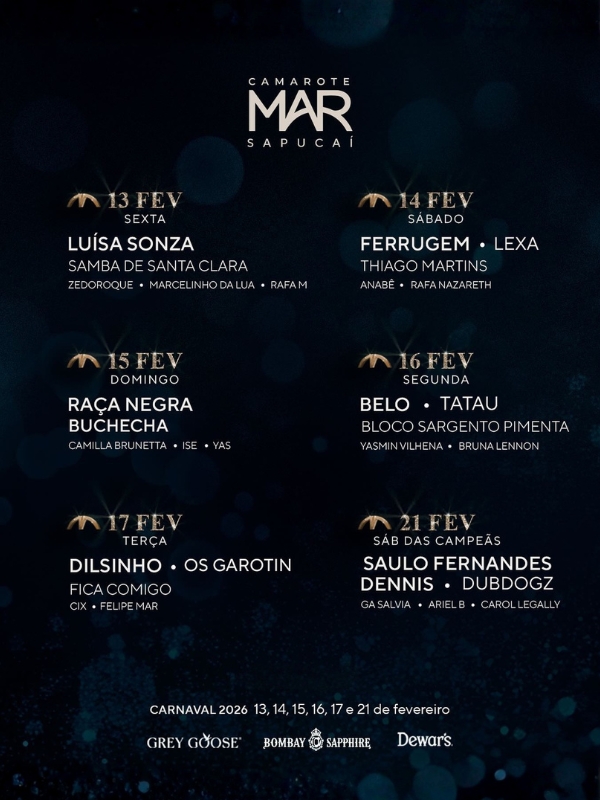 Camarote Mar RJ 2026