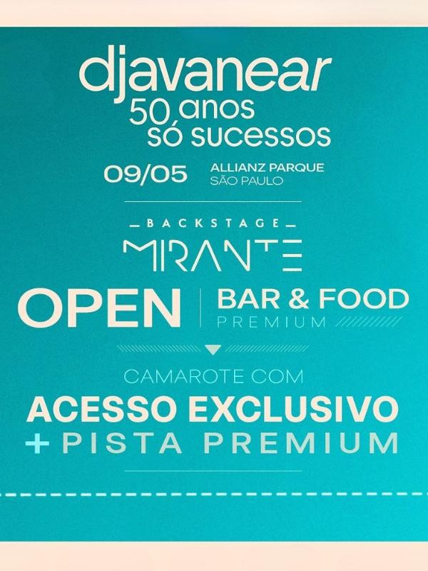 Djavan Backstage Mirante SP