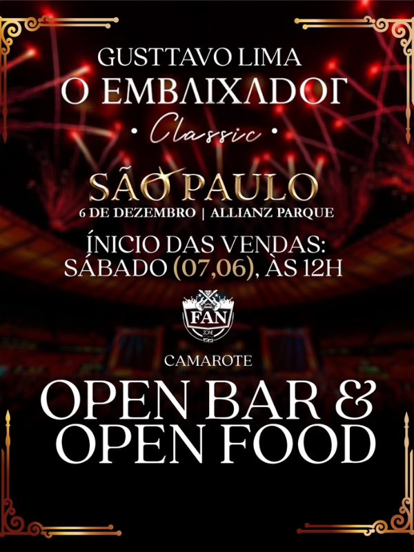 Gusttavo Lima SP Camarote Fanzone