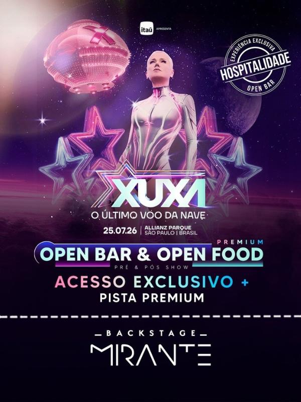 Xuxa Backstage Mirante SP