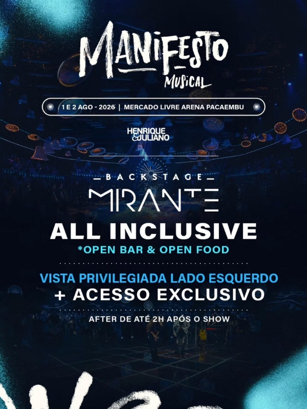 Backstage Mirante Henrique e Juliano