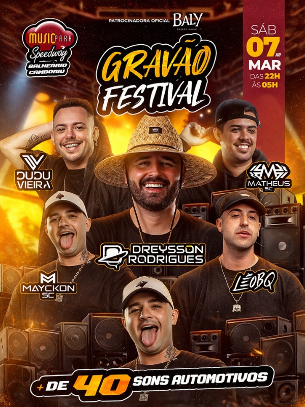 Gravão Festival BC 2026