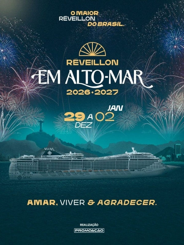 Navio Réveillon Em Alto-Mar 2027