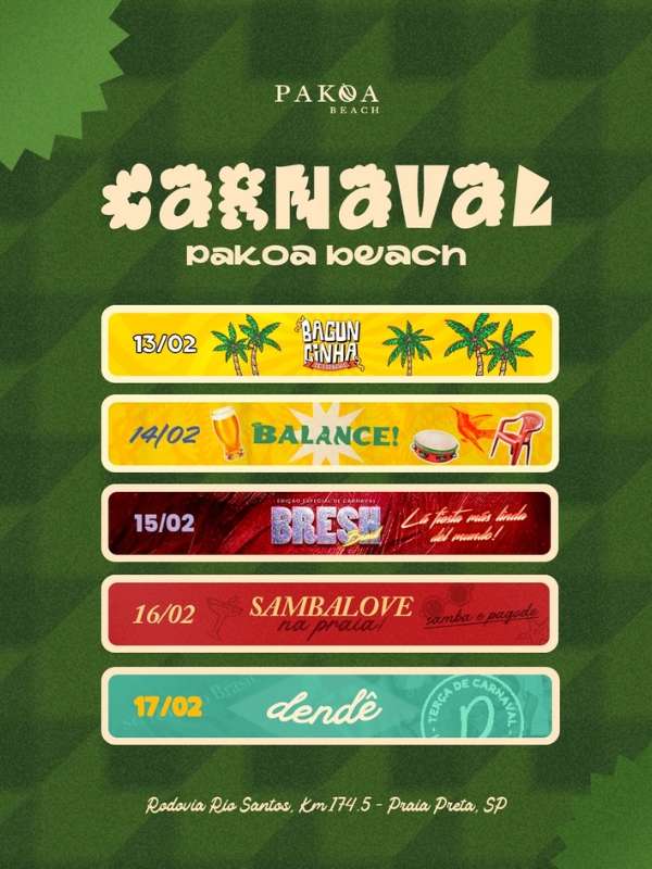 Pakoa Beach Carnaval 2026