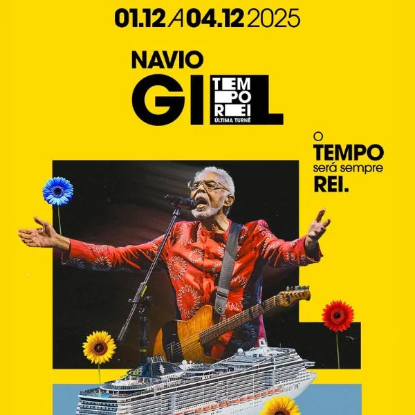 Navio Tempo Rei Gilberto Gil